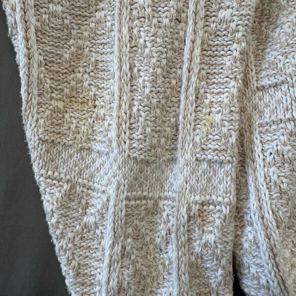 Winona Knits Cardigan Sweater Vintage Size Large 100% Cotton Knit - Picture 5 of 16